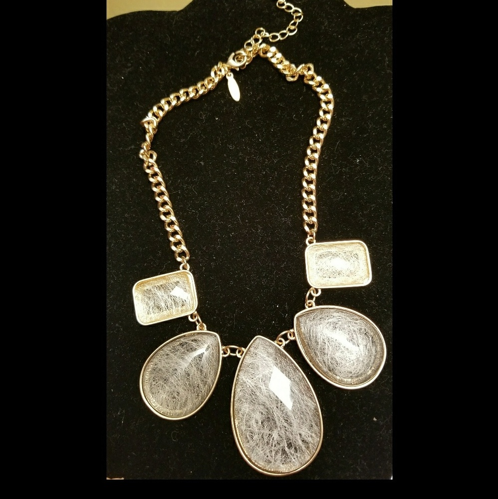 NATASHA Gray Statement Necklace Nordstrom
